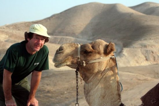Jeffrey with a camel