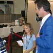 Interviewing R2-D2 with a small fan